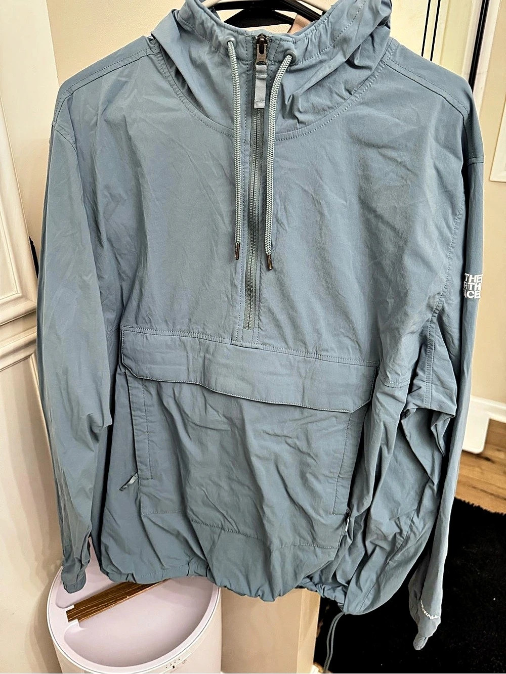 The North Face Men's Blue Pullover Jacket Size XL Like New
